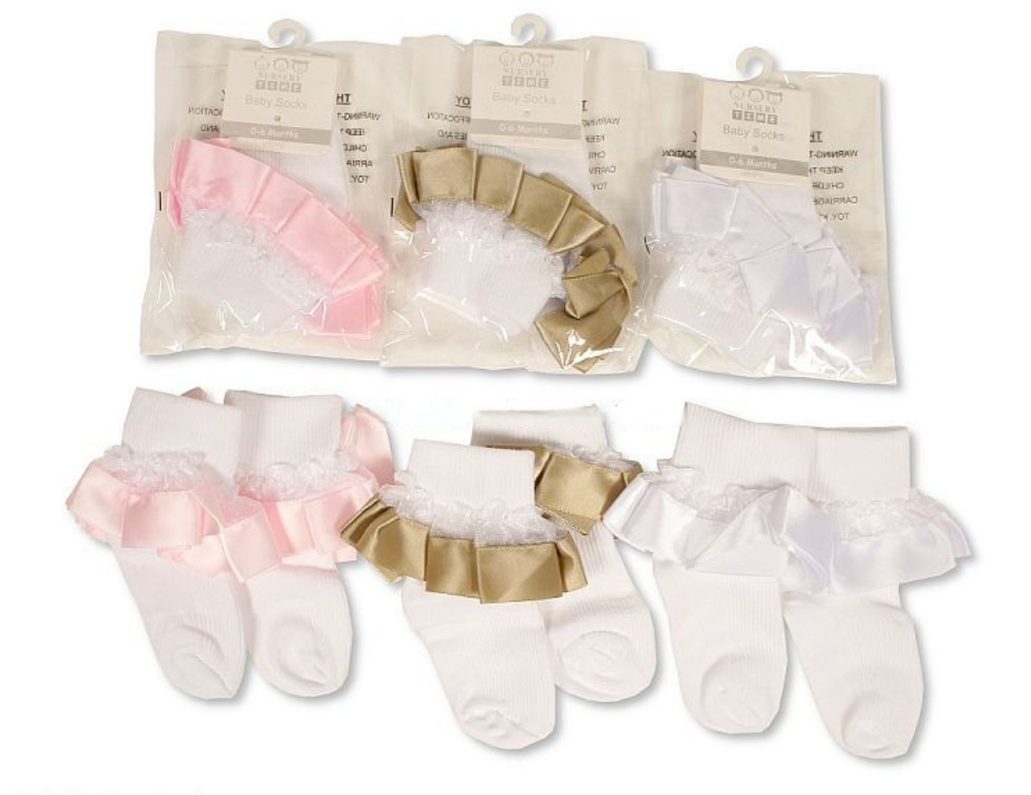 Baby Lace Socks (Multiple Colours)