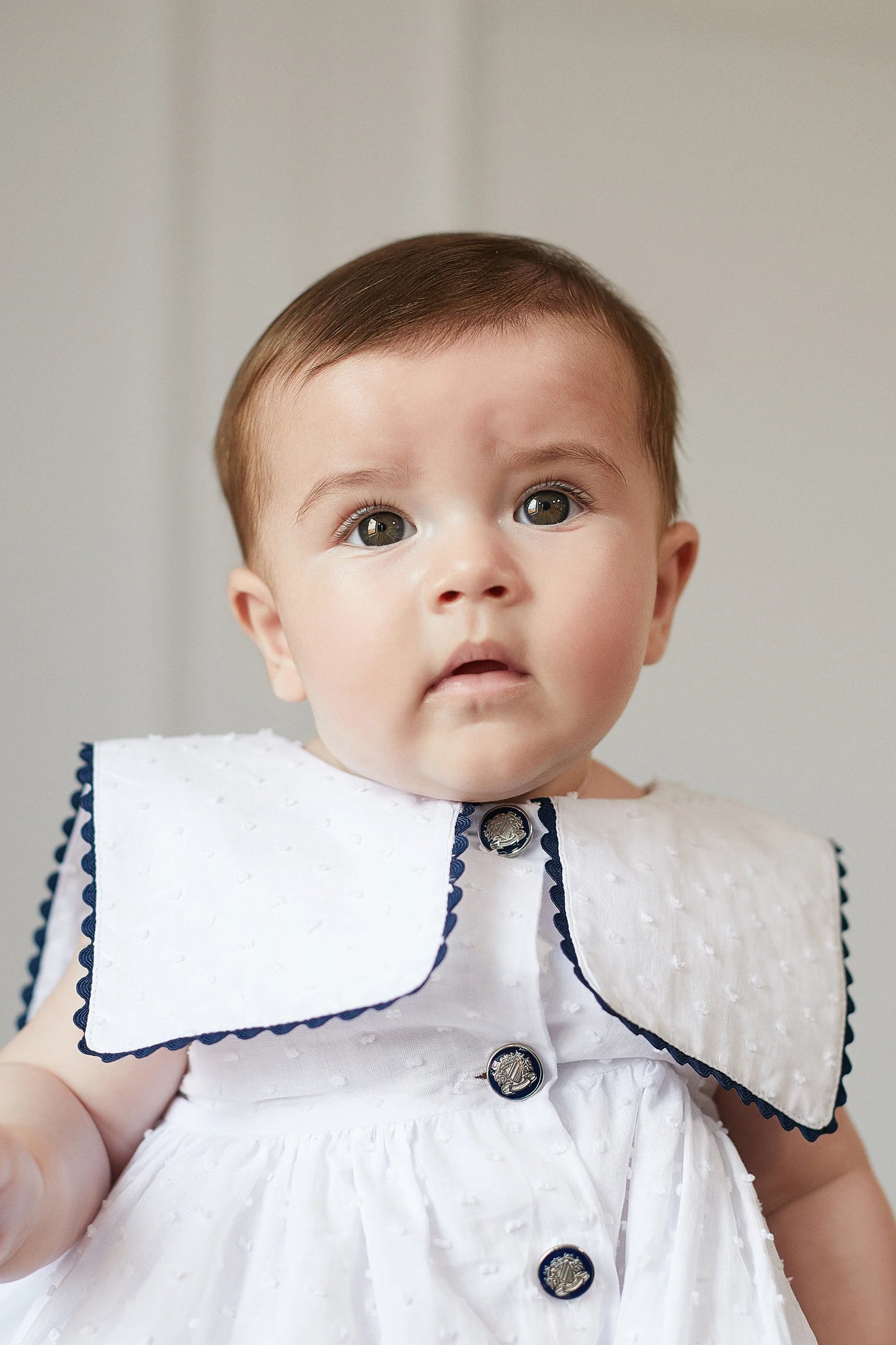 Chic by Deolinda White Nautical Dress & Bloomers