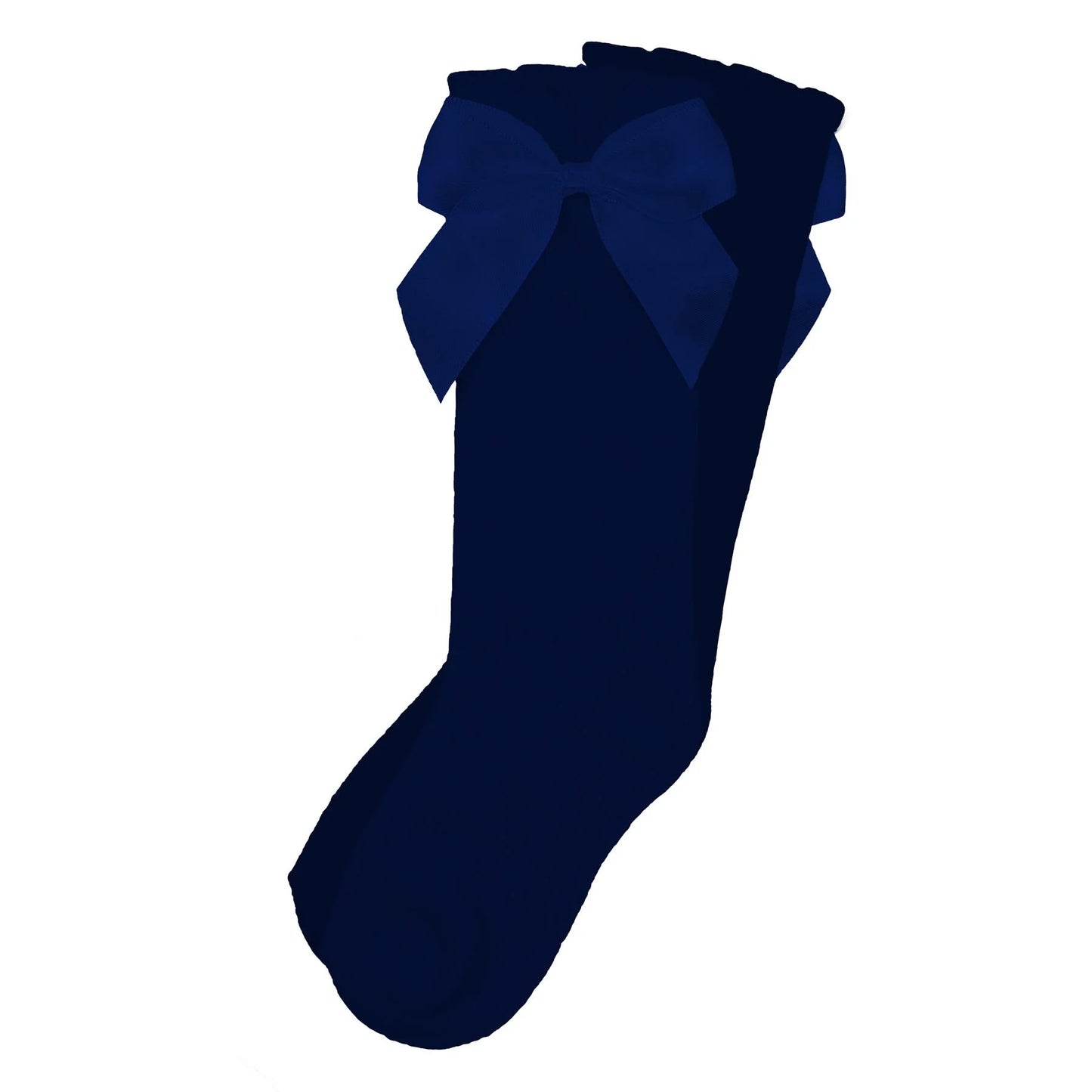 Girls Knee High Bow Socks (Multiple Colours)