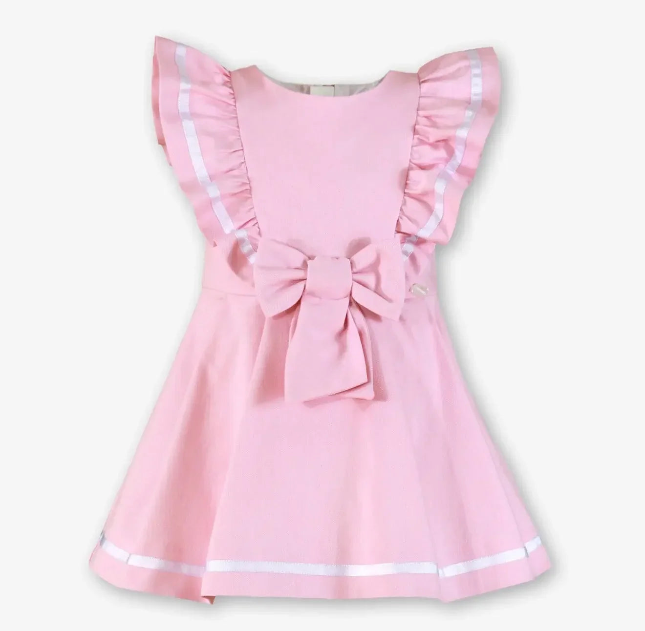 SS26 Miranda Girls Pink & White Sailor Dress
