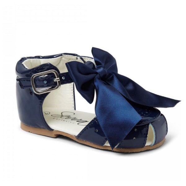 Sevva Girls Satin Bow Sandal 6 COLOURS - Terri