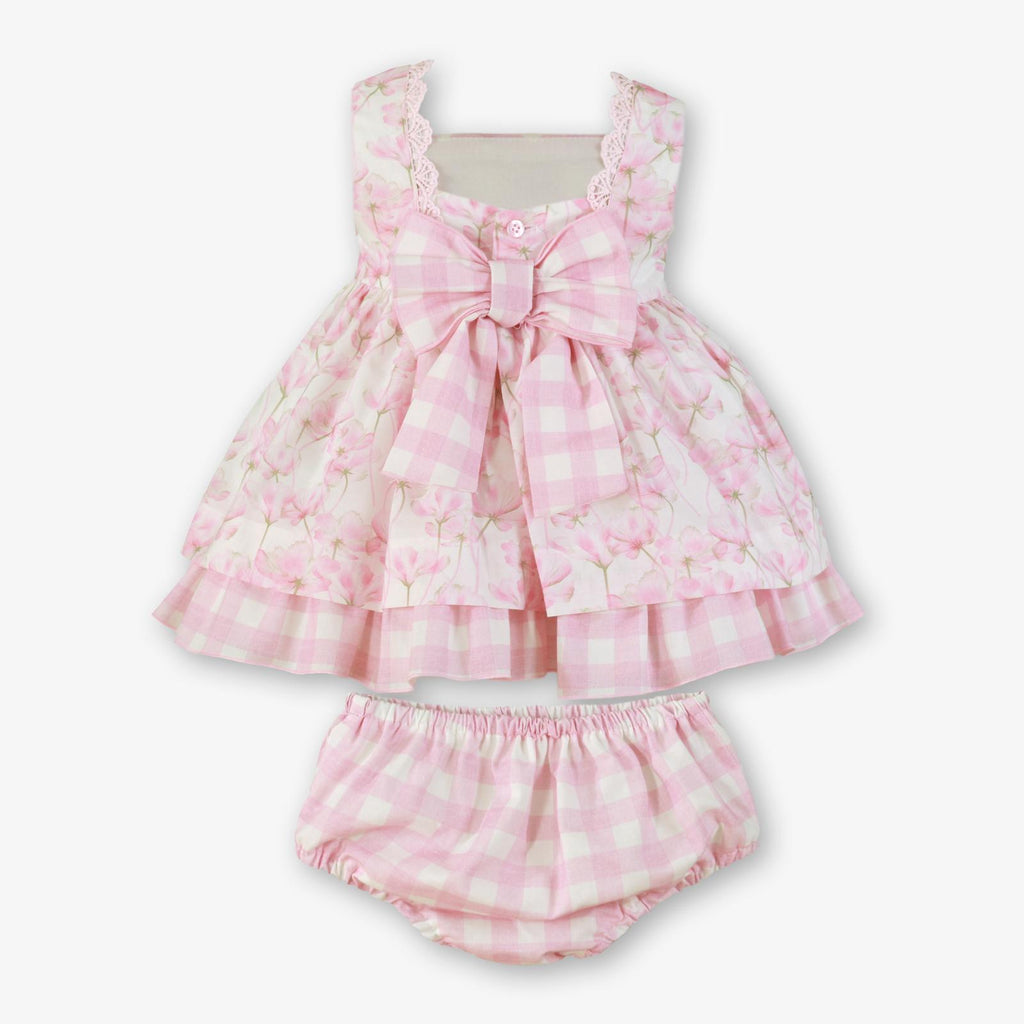 PRE ORDER SS26 Miranda Baby Girls Pink Floral Dress