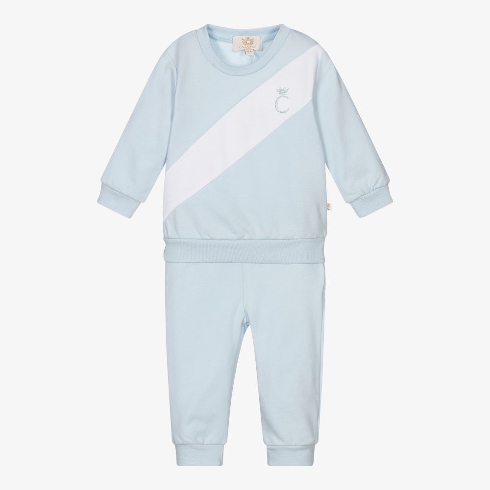 Caramelo Kids Boys Baby Blue Tracksuit