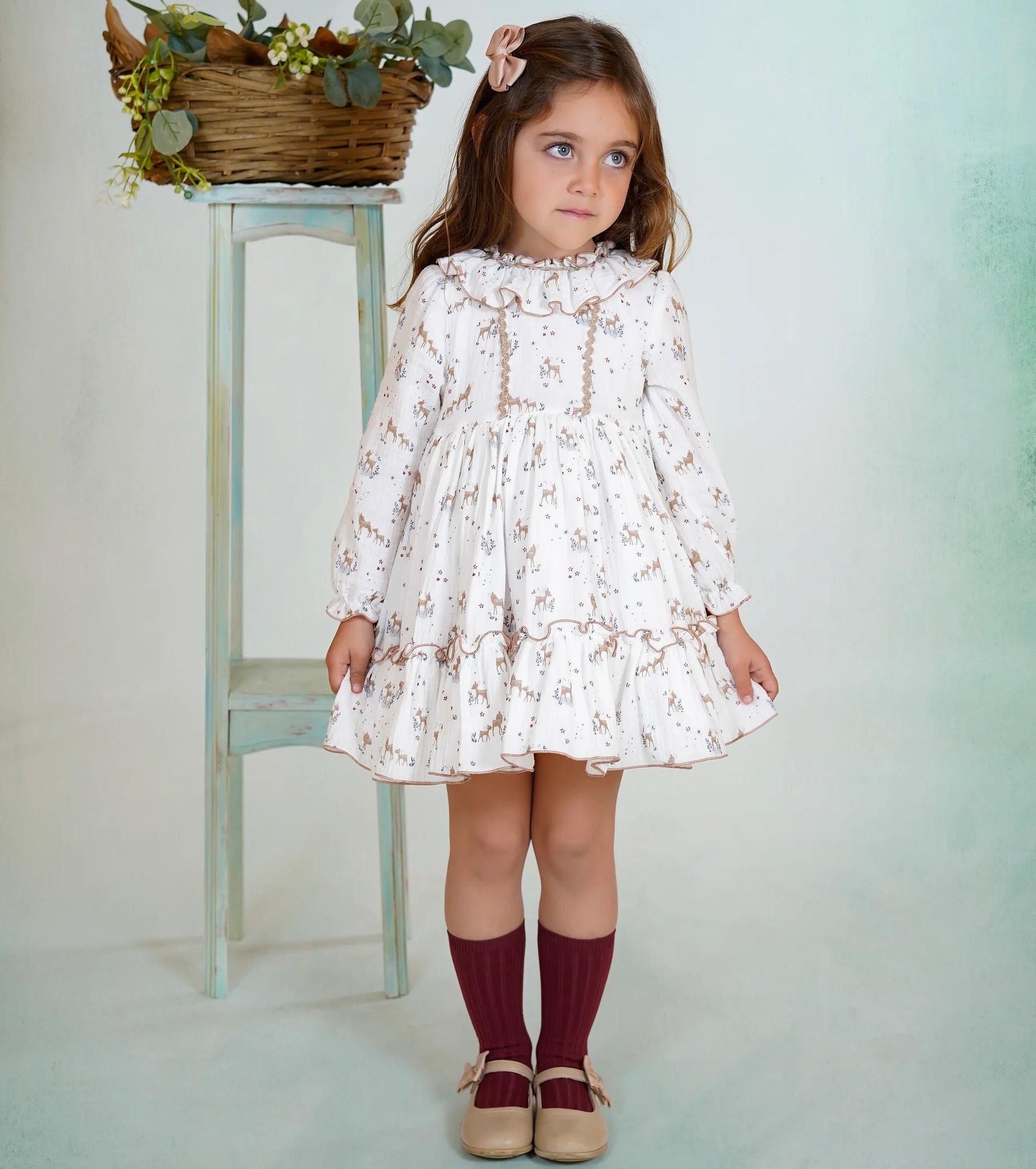 AW25 DBB Girls Reindeer Dress