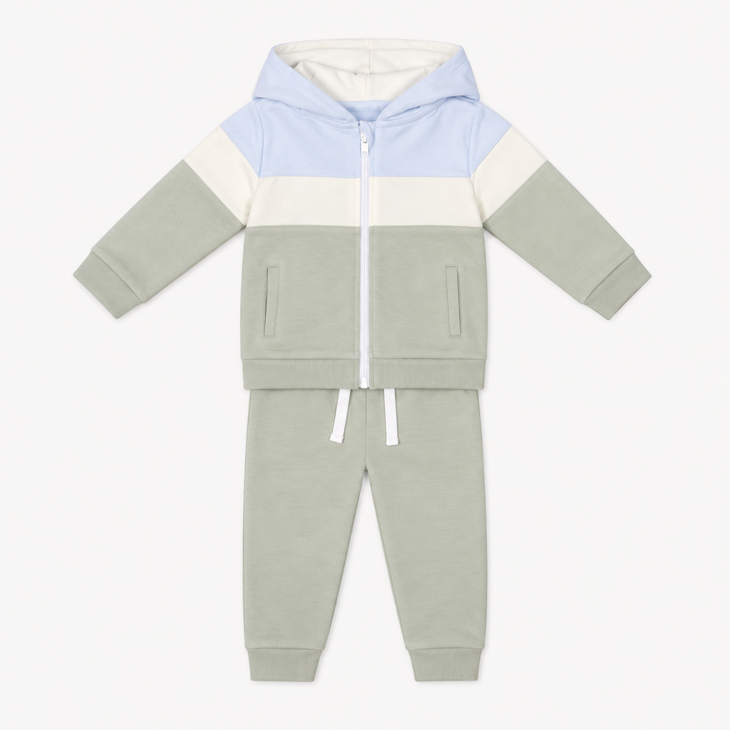 AW26 Deolinda Boys Sage & Blue Track Suit