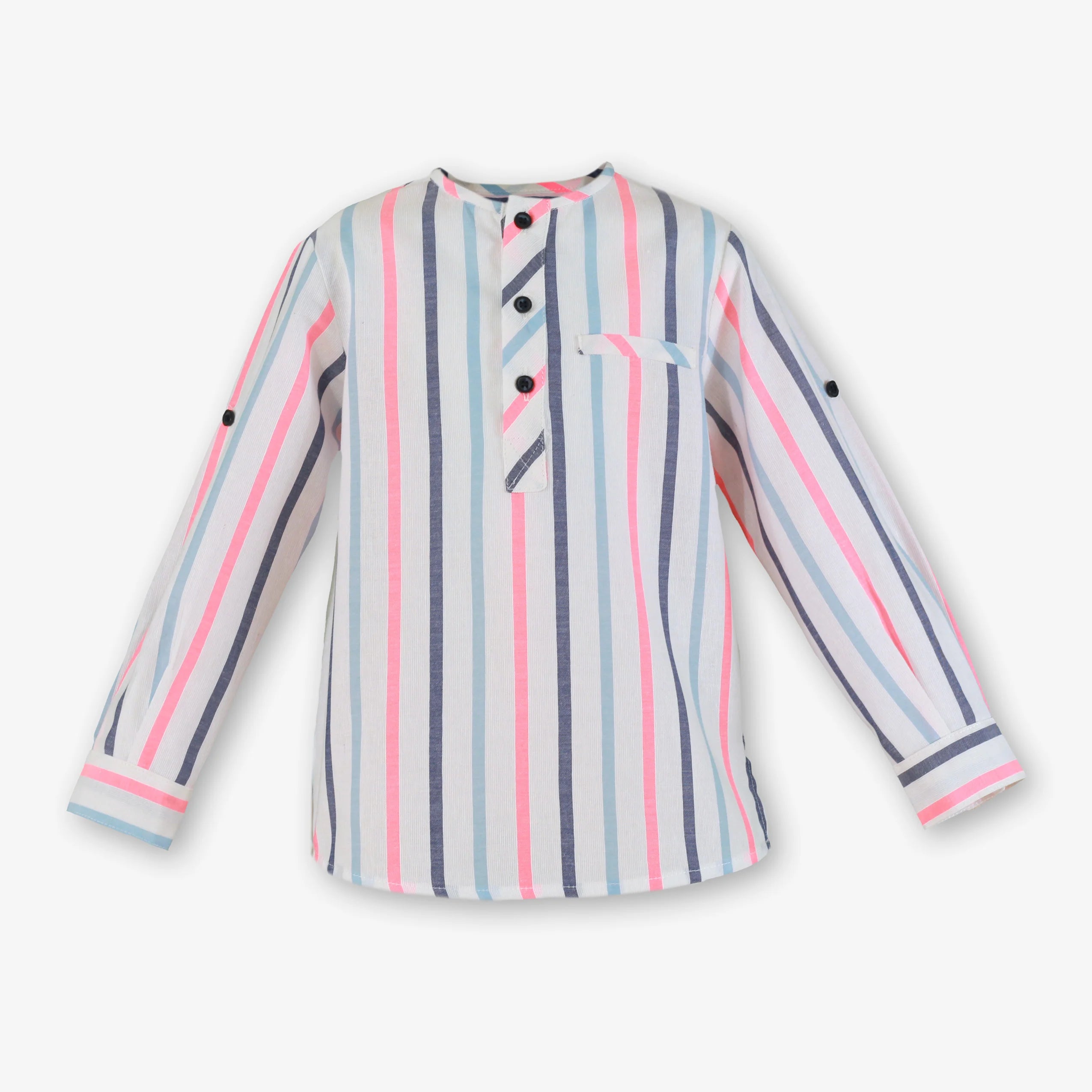 PRE ORDER Miranda SS26 Boys Striped Shirt and Shorts Set