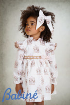 PRE ORDER AW25 Babine Girls Pink Carousel Girls Dress - 2612817