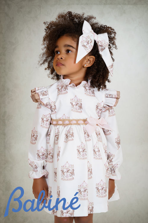 AW25 Babine Girls Pink Carousel Girls Dress