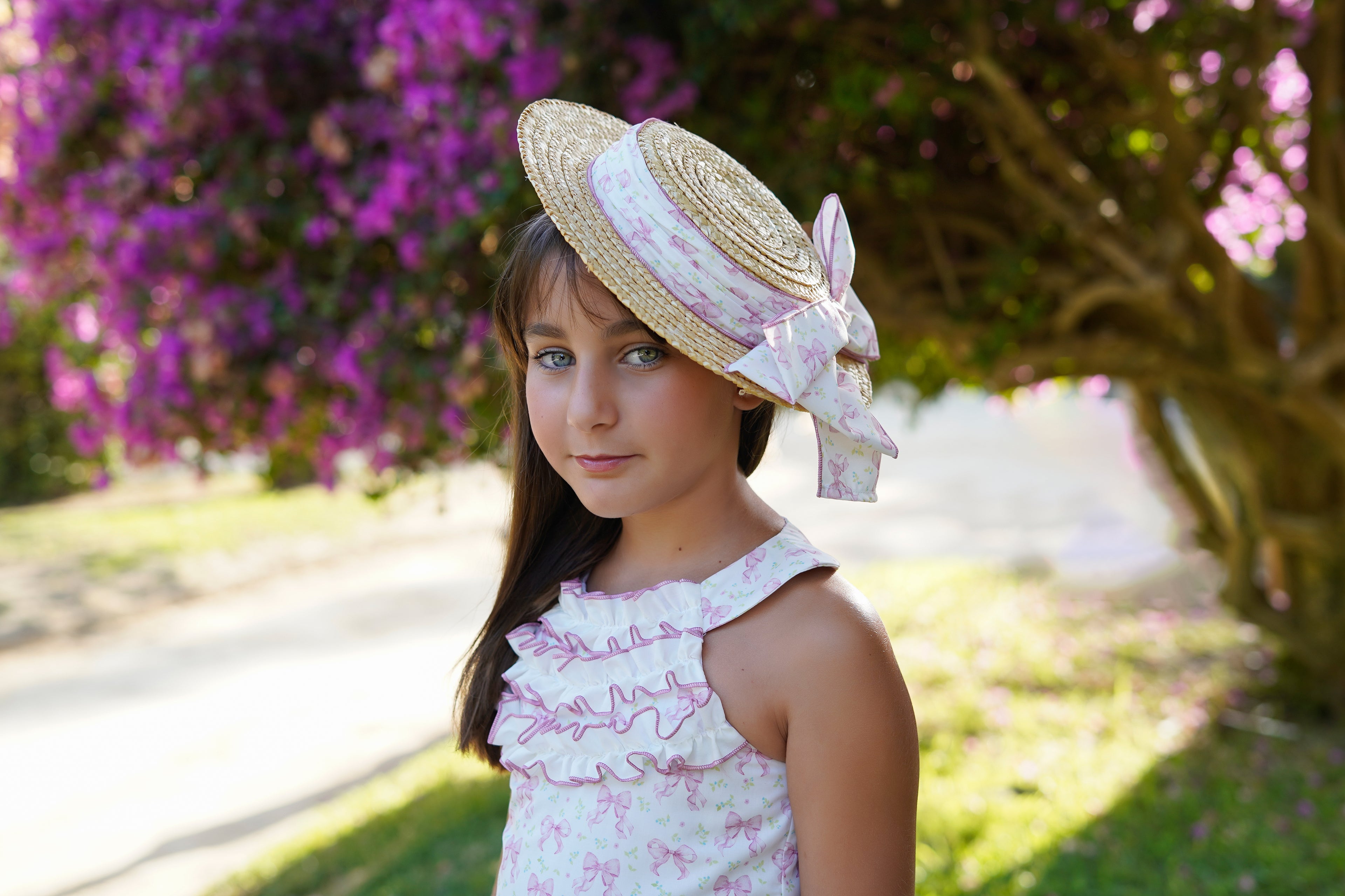 PRE ORDER SS26 Babine Pink Bow Sombrero Hat
