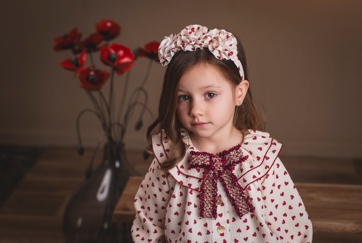 AW26 Rochy Girls Hearts Headband