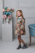 AW25 Rochy Girls Autumn Floral Print Dress 26747