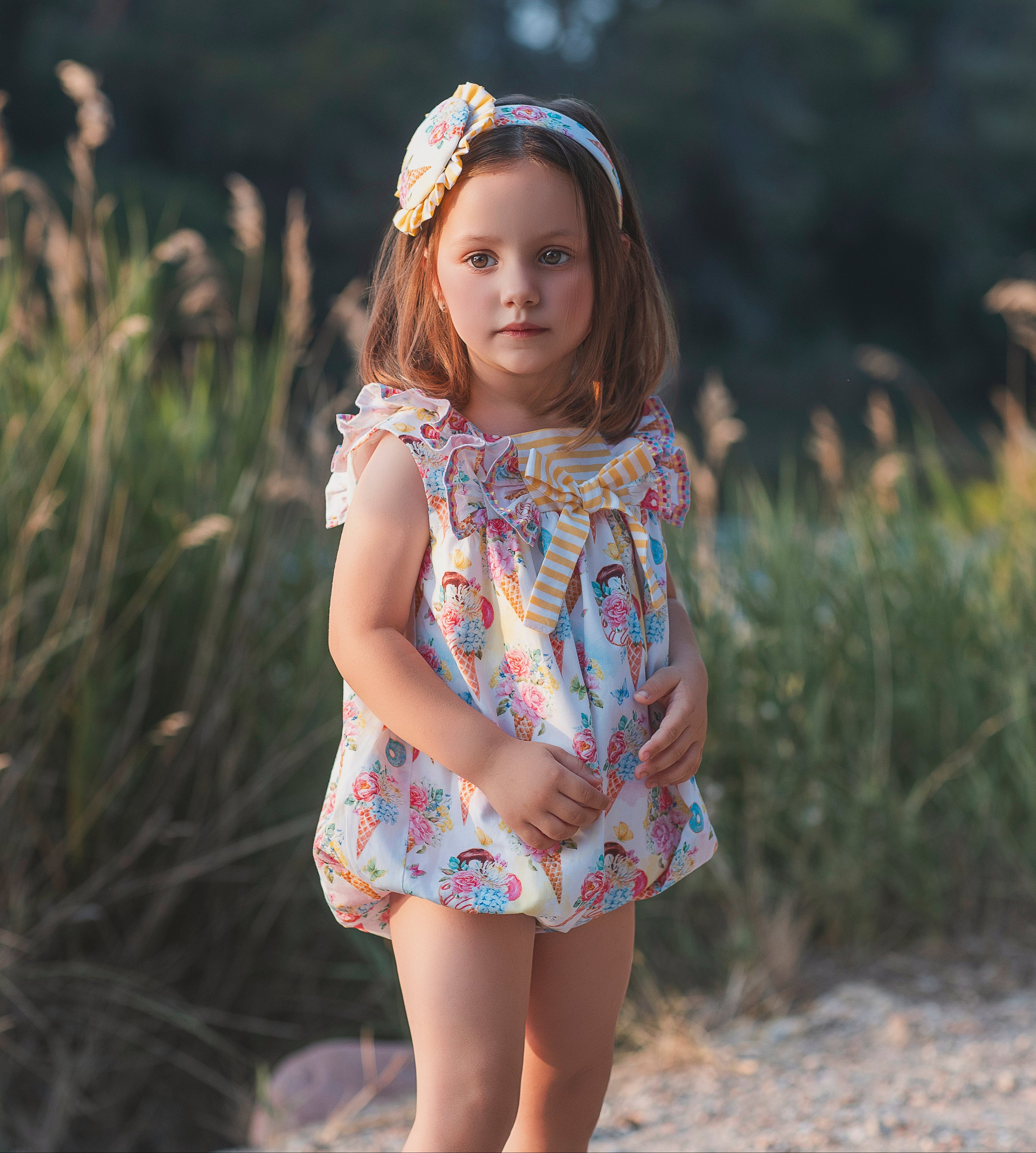 SS26 Rochy Baby Girls Sweet Collection Romper