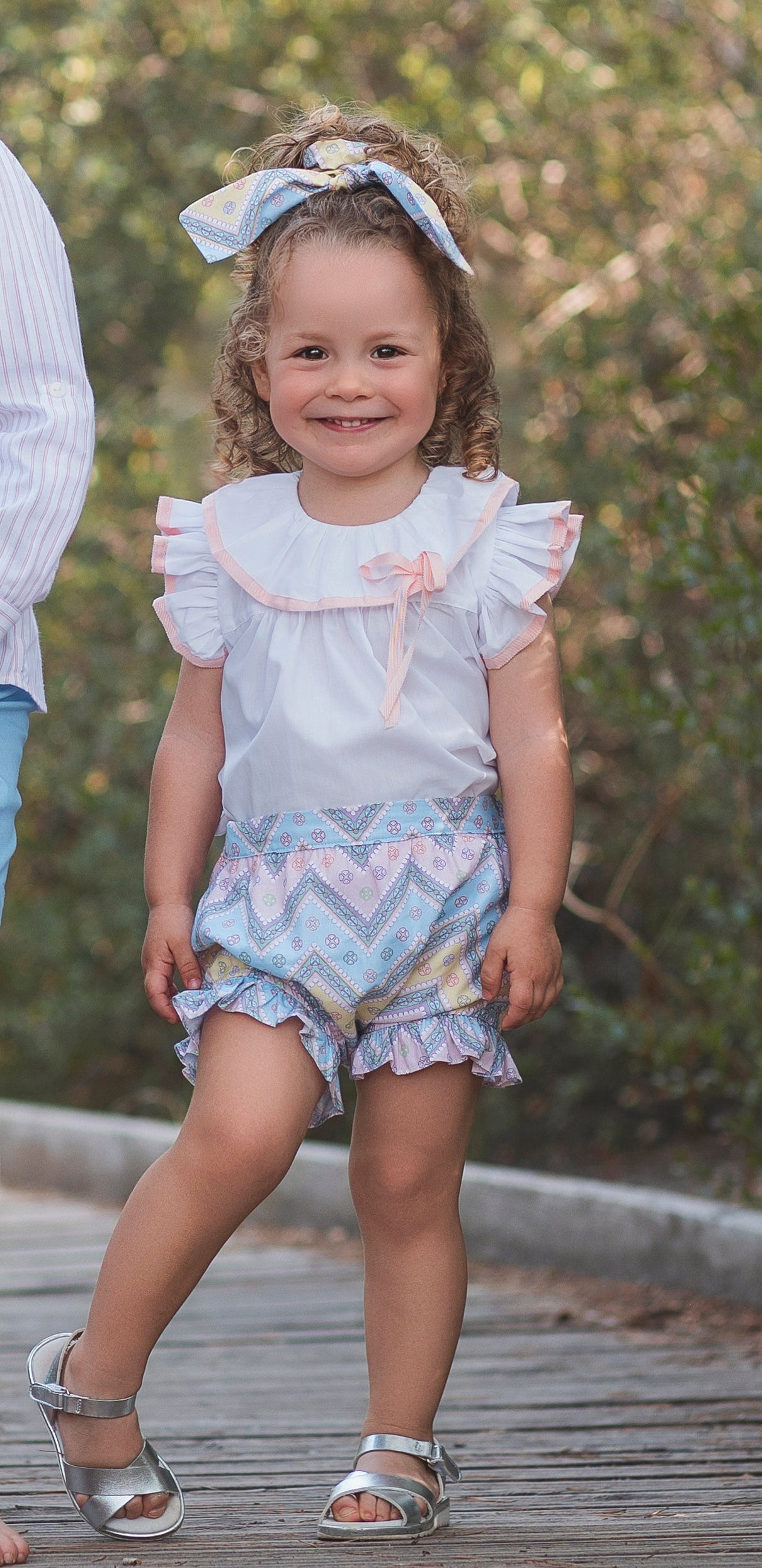 SS26 Rochy Baby Girls Pastels Zig Zag Jam Pant