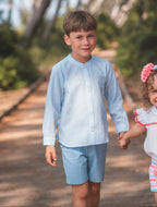 SS26 Rochy Boys Blue Short Set