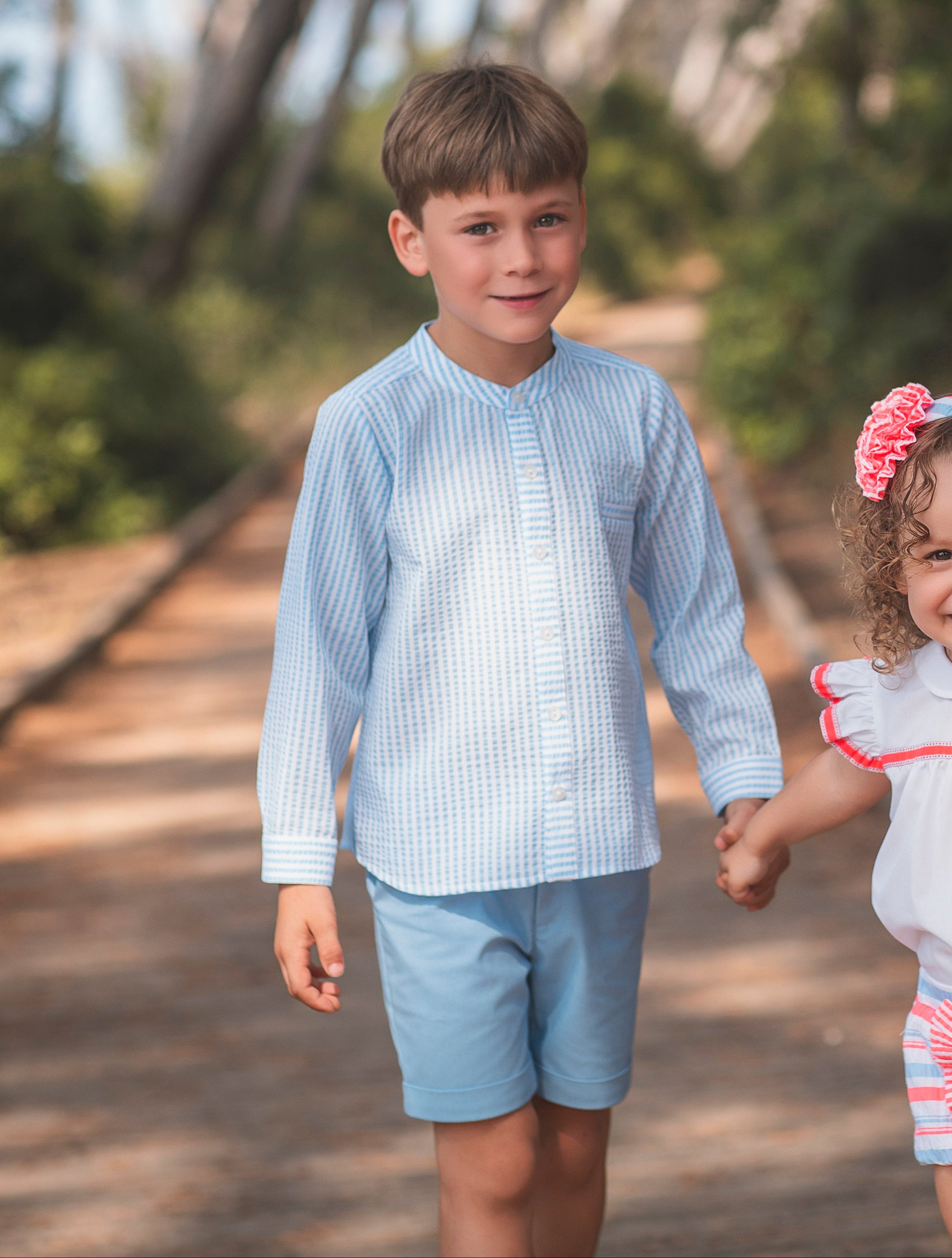 SS26 Rochy Boys Blue Short Set