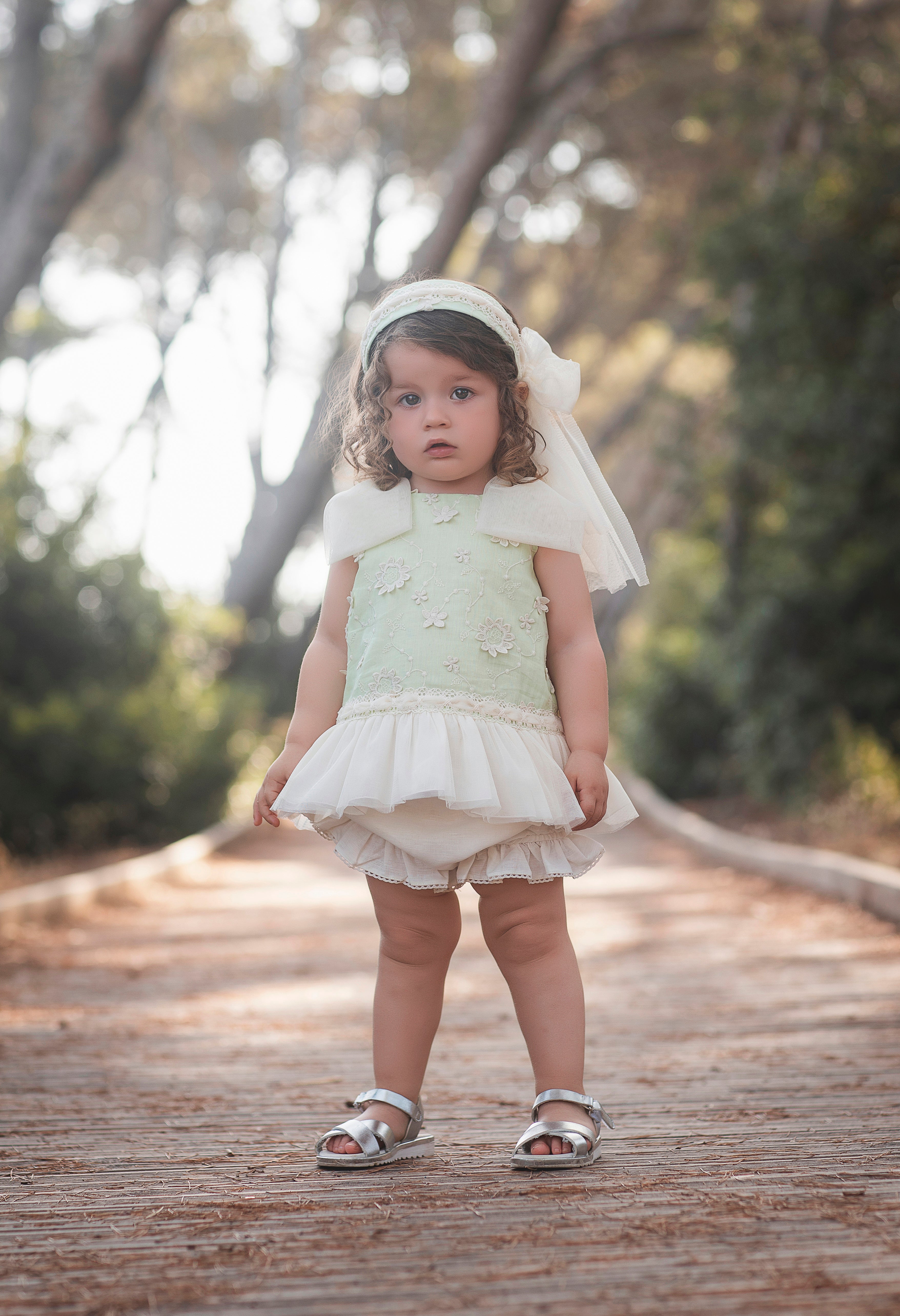 SS26 Rochy Baby Girls Mint Green Jam Pant Set