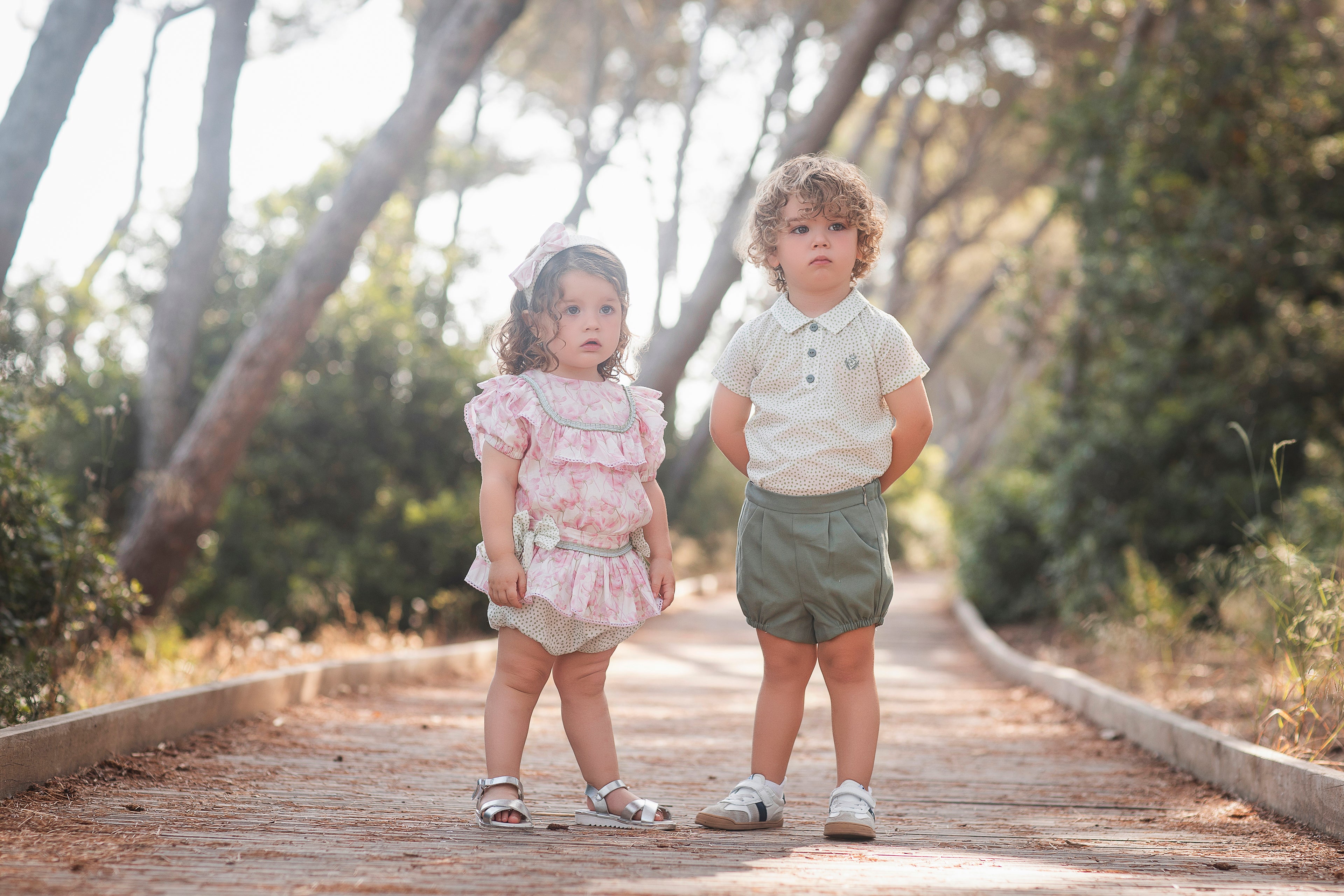 SS26 Rochy Baby Girls Pink Floral Jam Pant Set