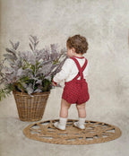 AW25 DBB Baby Boys Red Check Two Piece Set