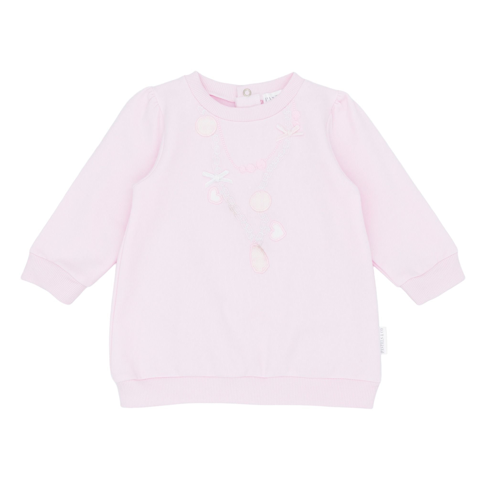 AW25 Pastels & Co Girls Belusky Pink Sweatshirt Dress