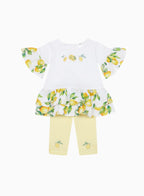 SS26 Deolinda Baby Girls Lemon Legging Set