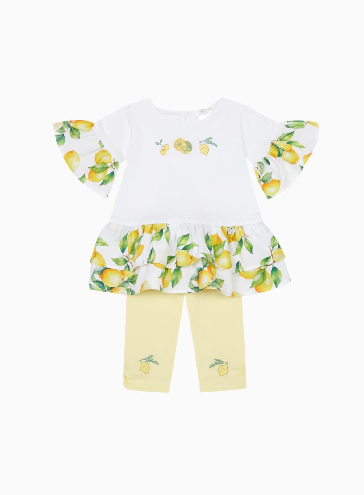 SS26 Deolinda Baby Girls Lemon Legging Set