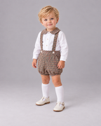 AW26 Deolinda Boys Balmoral Check Two-Piece Set