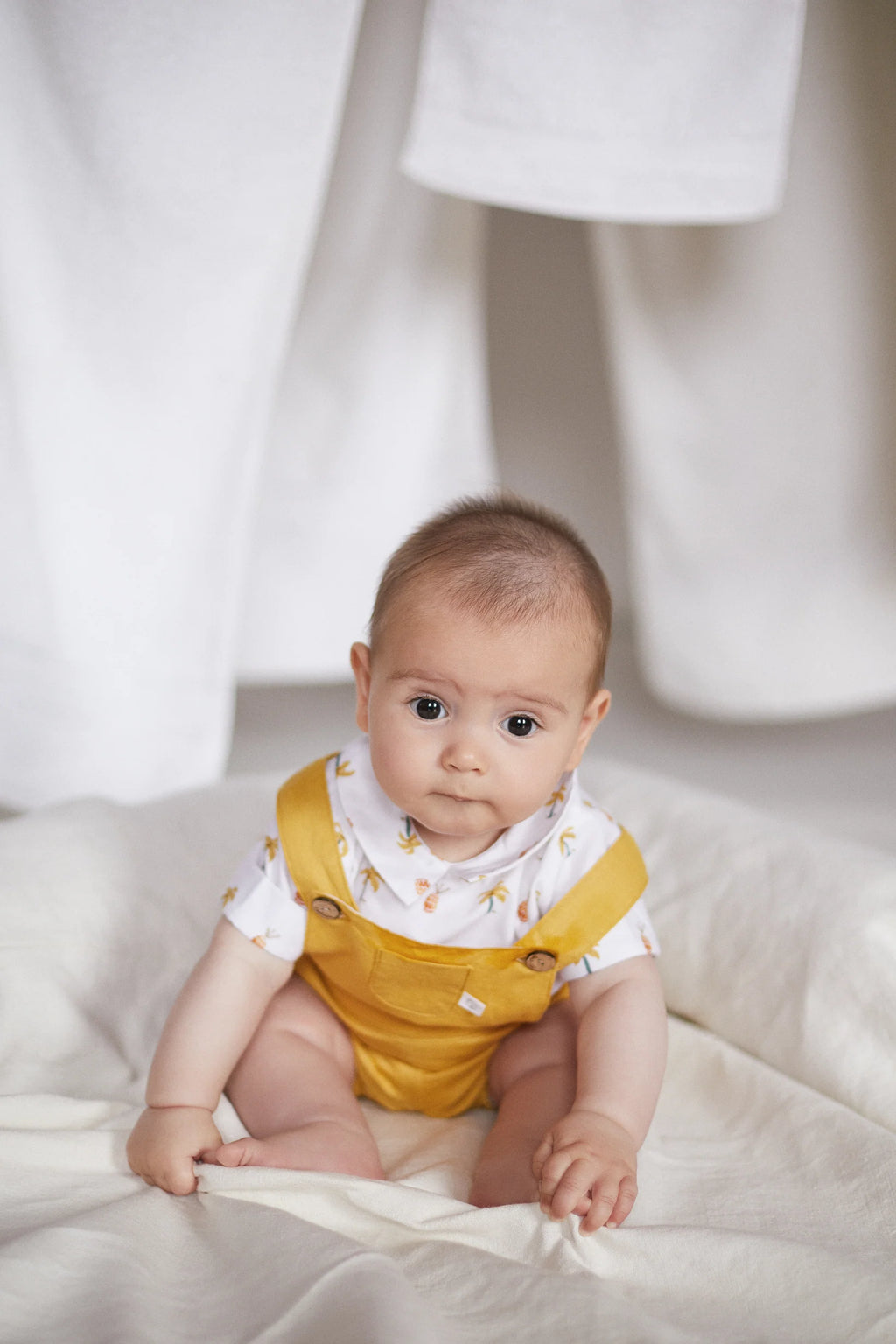 Deolinda Boys Pineapple Dungaree And Top 24609