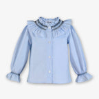 AW26 Miranda Girls Blue Blouse & Skirt Set