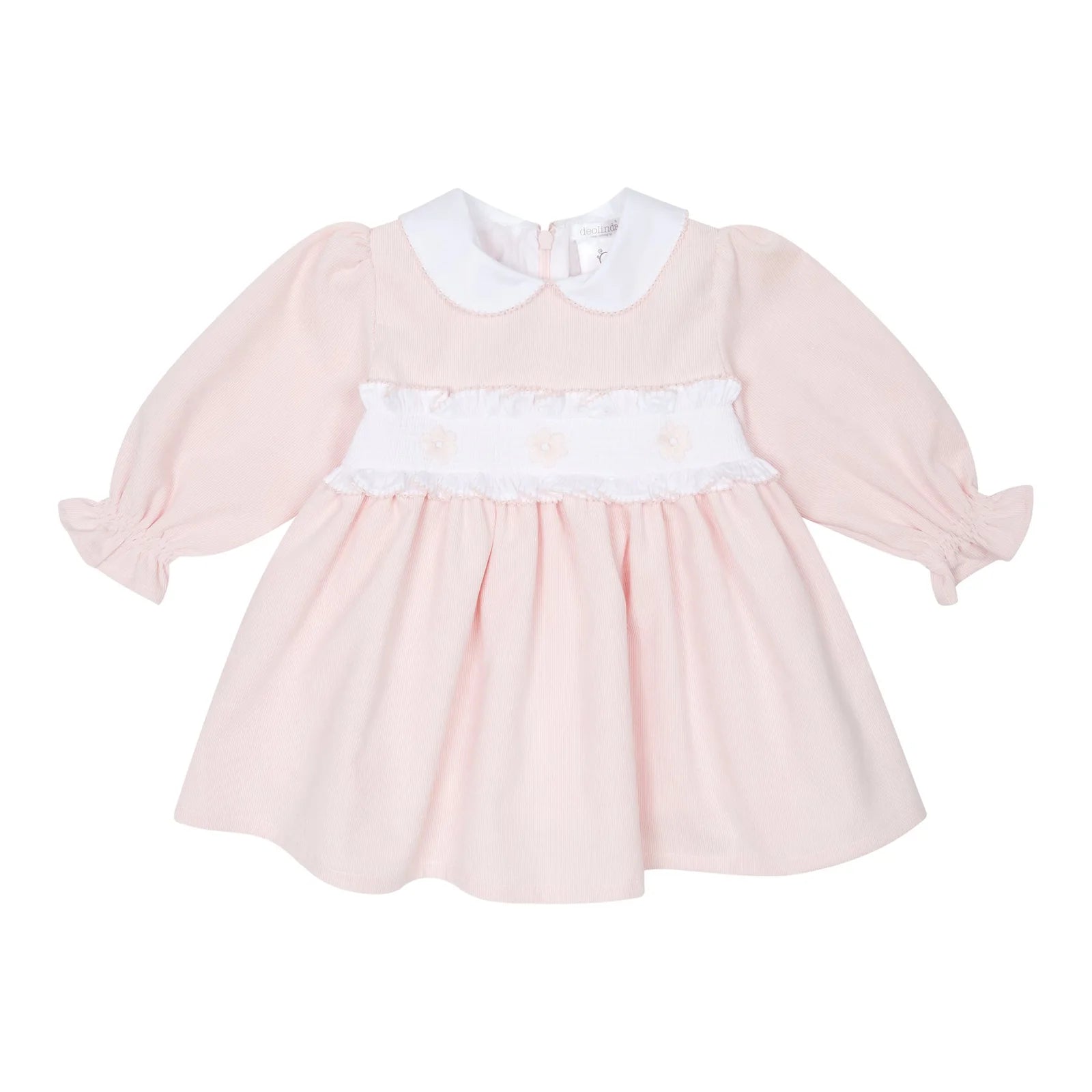 AW25 Deolinda Girls Pink Smocked Dress