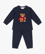 AW26 Deolinda Boys Navy Teddy Bear Tracksuit