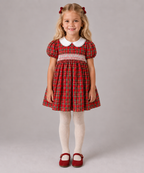 AW26 Deolinda Red Tartan Dress