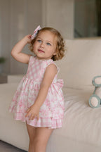 PRE ORDER SS26 Miranda Baby Girls Pink Floral Dress