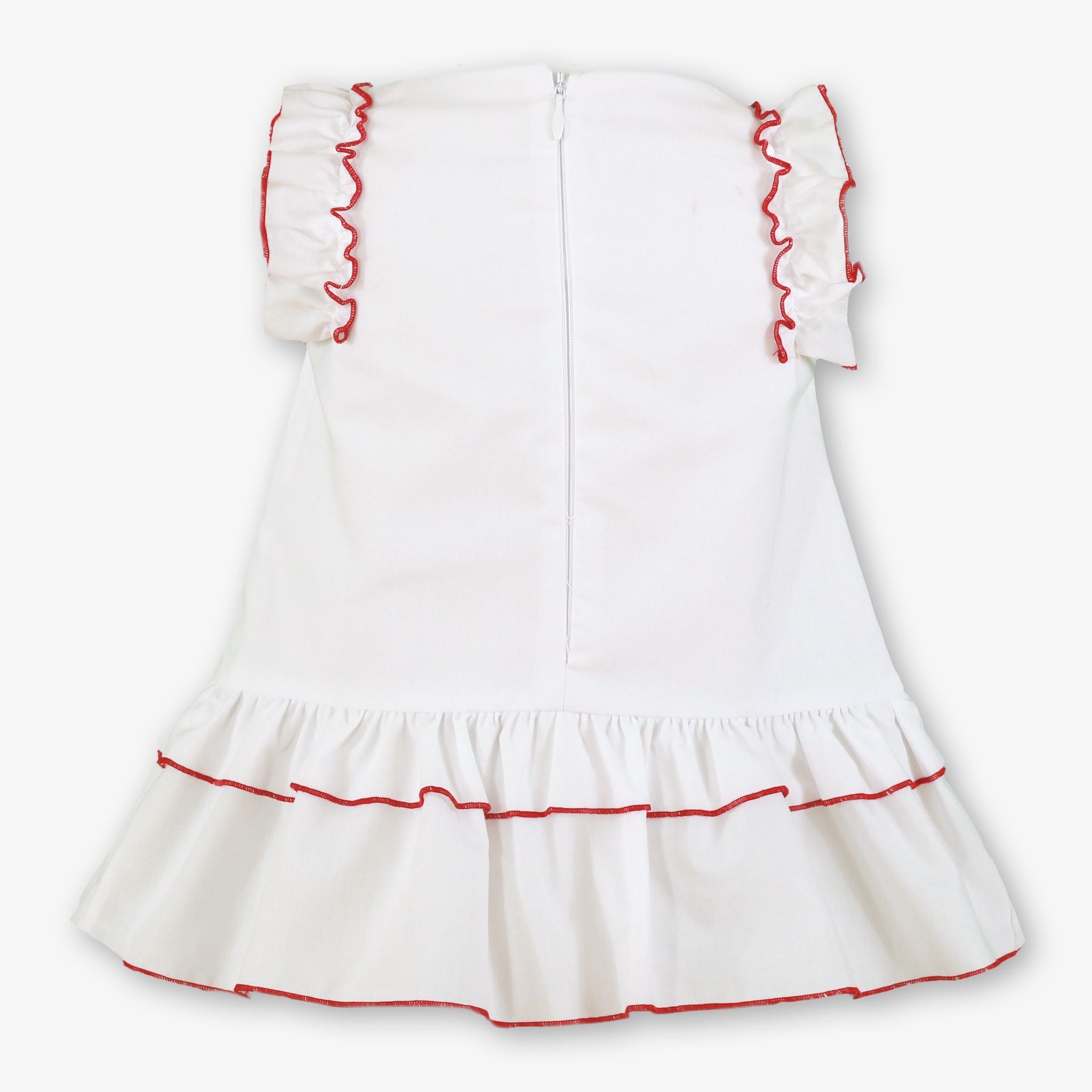 PRE ORDER SS26 Miranda Baby Girls Red Fruit Print Dress