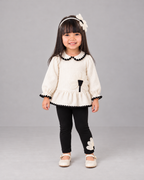 AW26 Chic by Deolinda Cream Tunic & Black Leggings Set