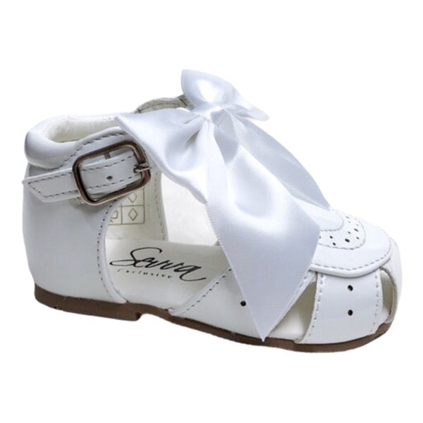 Sevva Girls Satin Bow Sandal 6 COLOURS - Terri