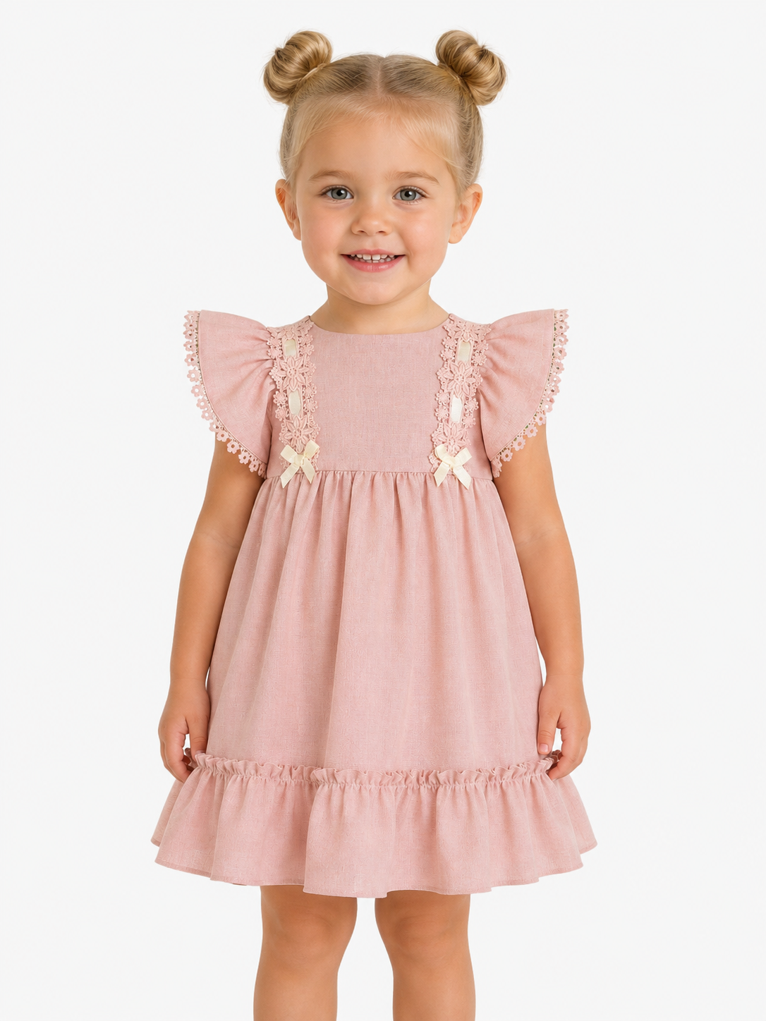 SS26 Miranda Baby Girls Pink Dress