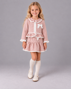 AW26 Deolinda Dusky Pink Three-Piece Skirt Set