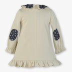 AW25 Miranda Girls Cream A-Line Rabbit Dress