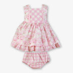 PRE ORDER SS26 Miranda Baby Girls Pink Floral Dress