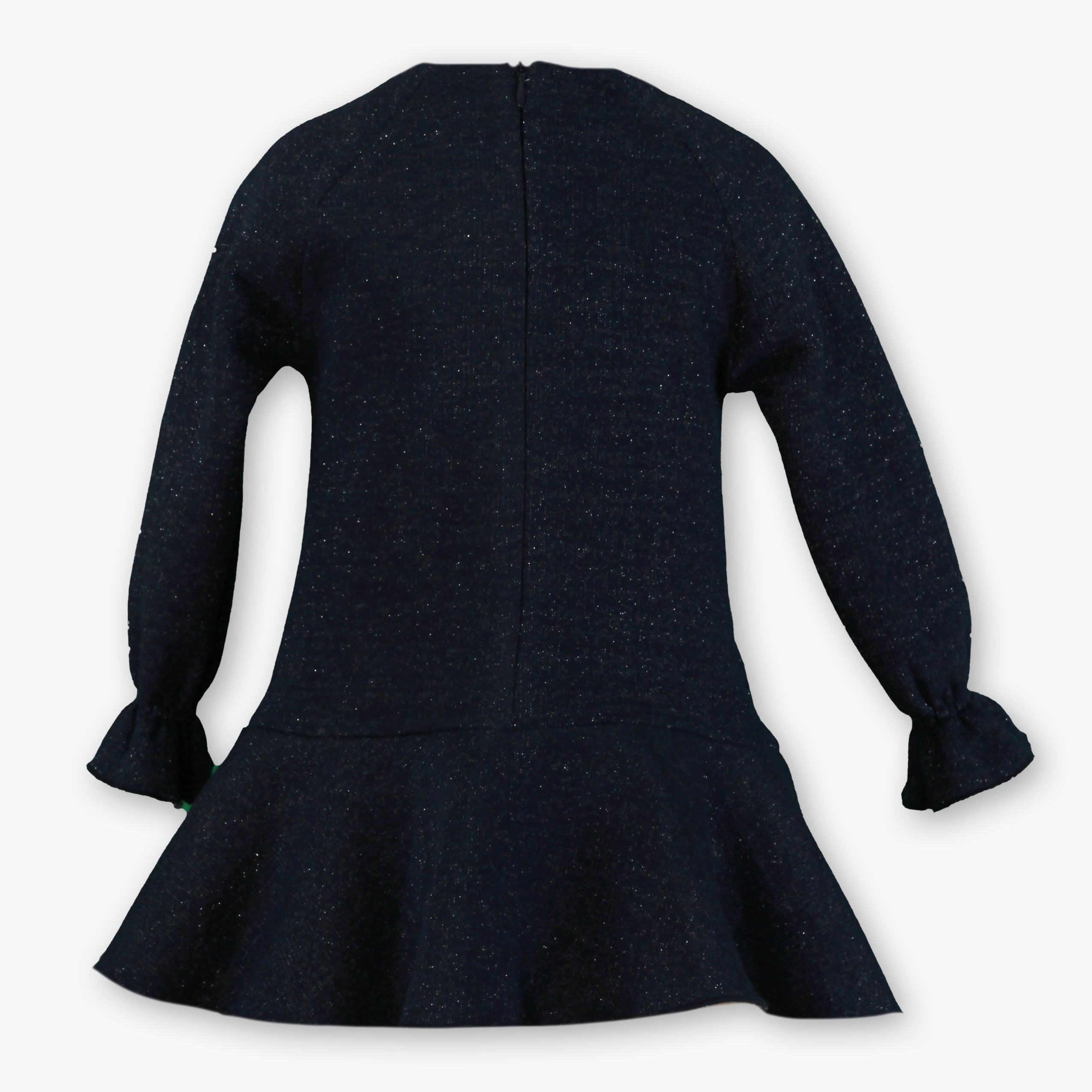 Miranda AW25 Girls Navy A-Line Swan Diamanté Dress