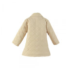 Miranda Girls Beige Quilted Coat