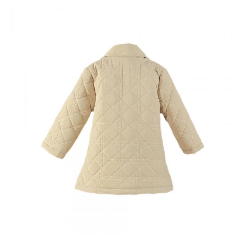 Miranda Girls Beige Quilted Coat