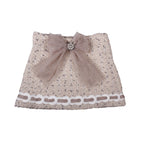 PRE ORDER AW25 Naxos Girls Beige 3 Piece Tweed Blazer, Blouse & Skirt Set
