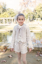 PRE ORDER AW25 Naxos Camel Tulle Girls Hair Bow