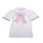 SS26 Naxos Girls Blue & Pink Tulle Short Set