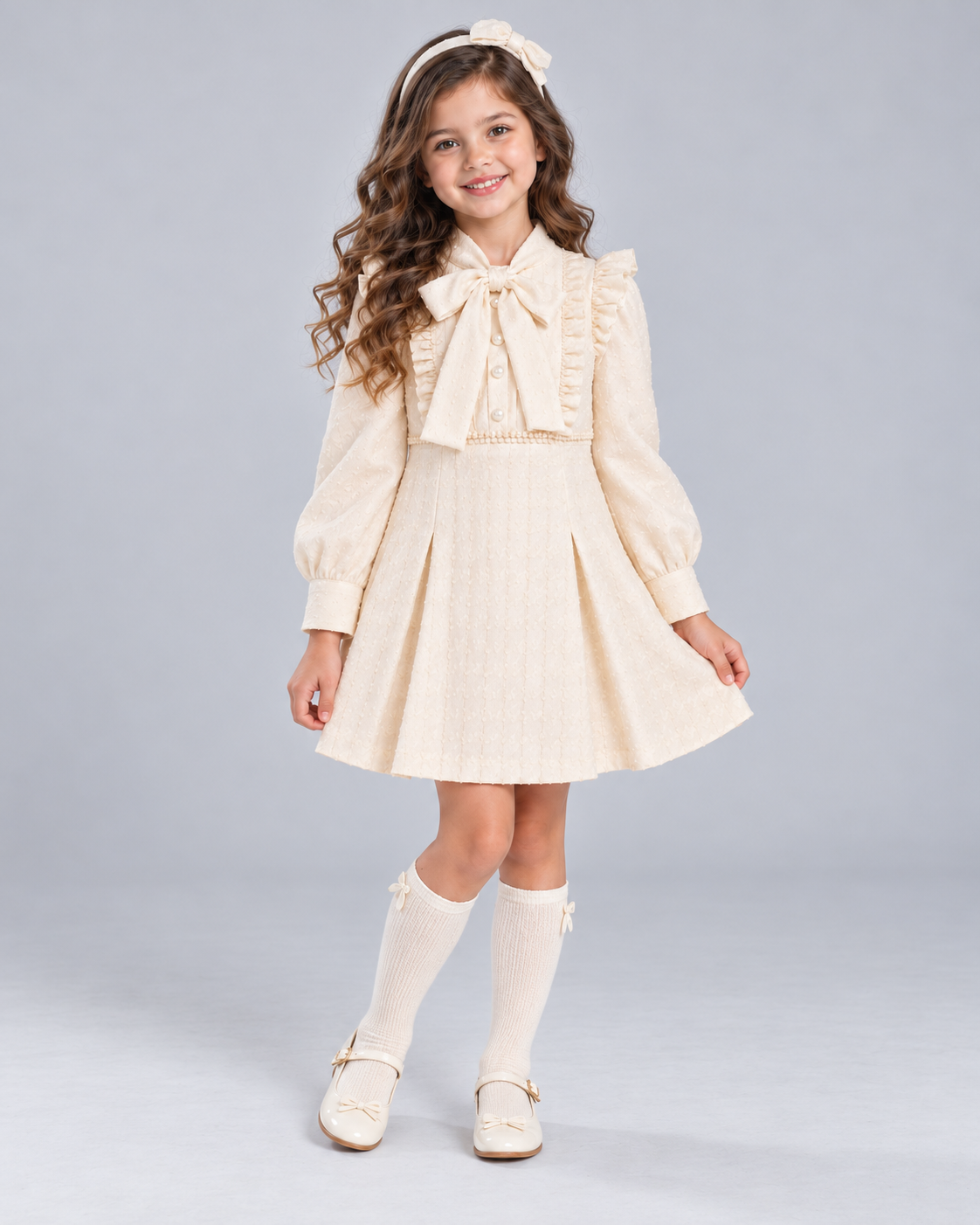 AW26 Rochy Ivory Bow Dress