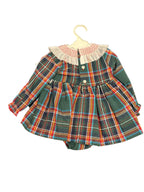 Ceyber Green Tartan Dress BS002