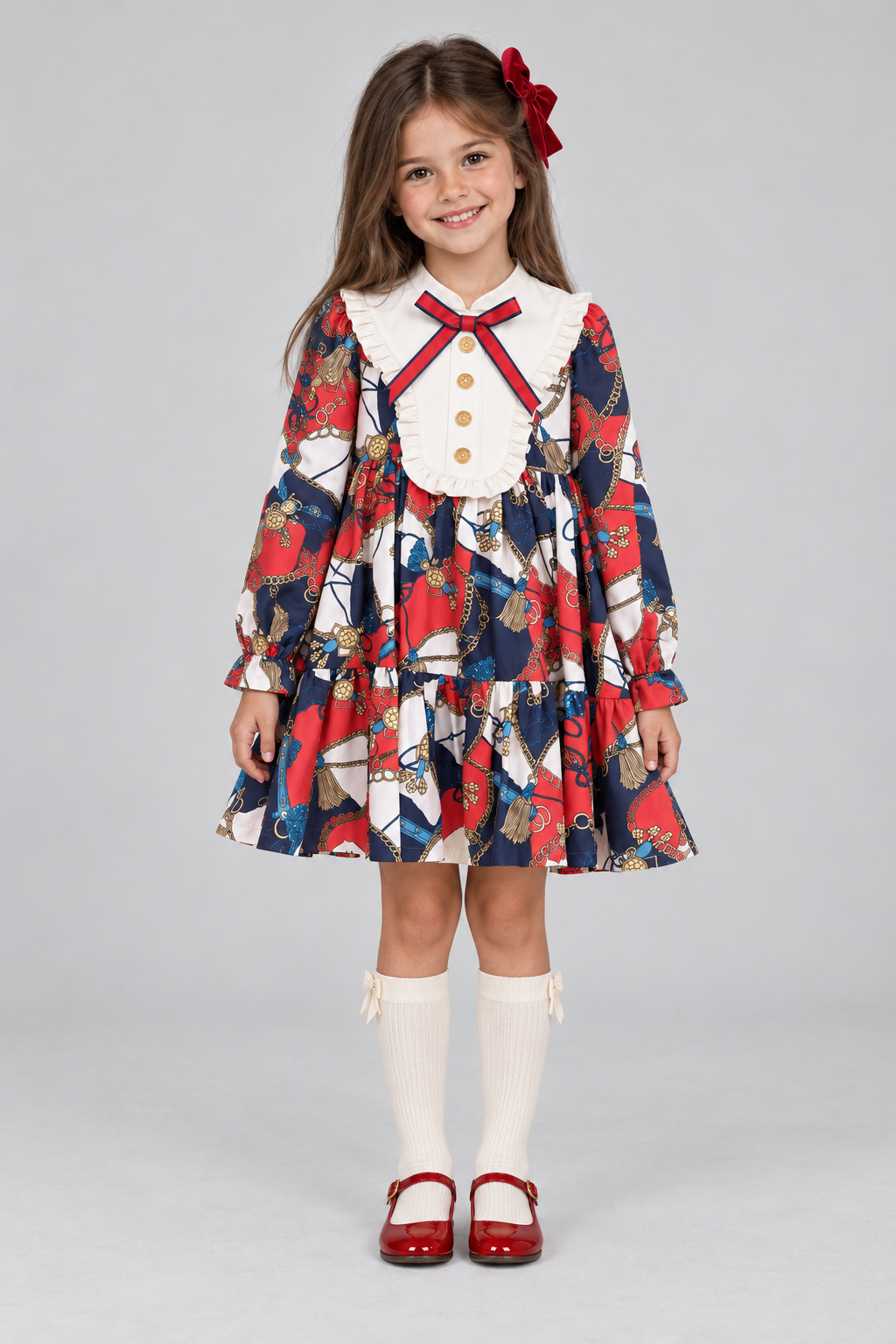 AW26 Rochy Girls Multi-Coloured Dress