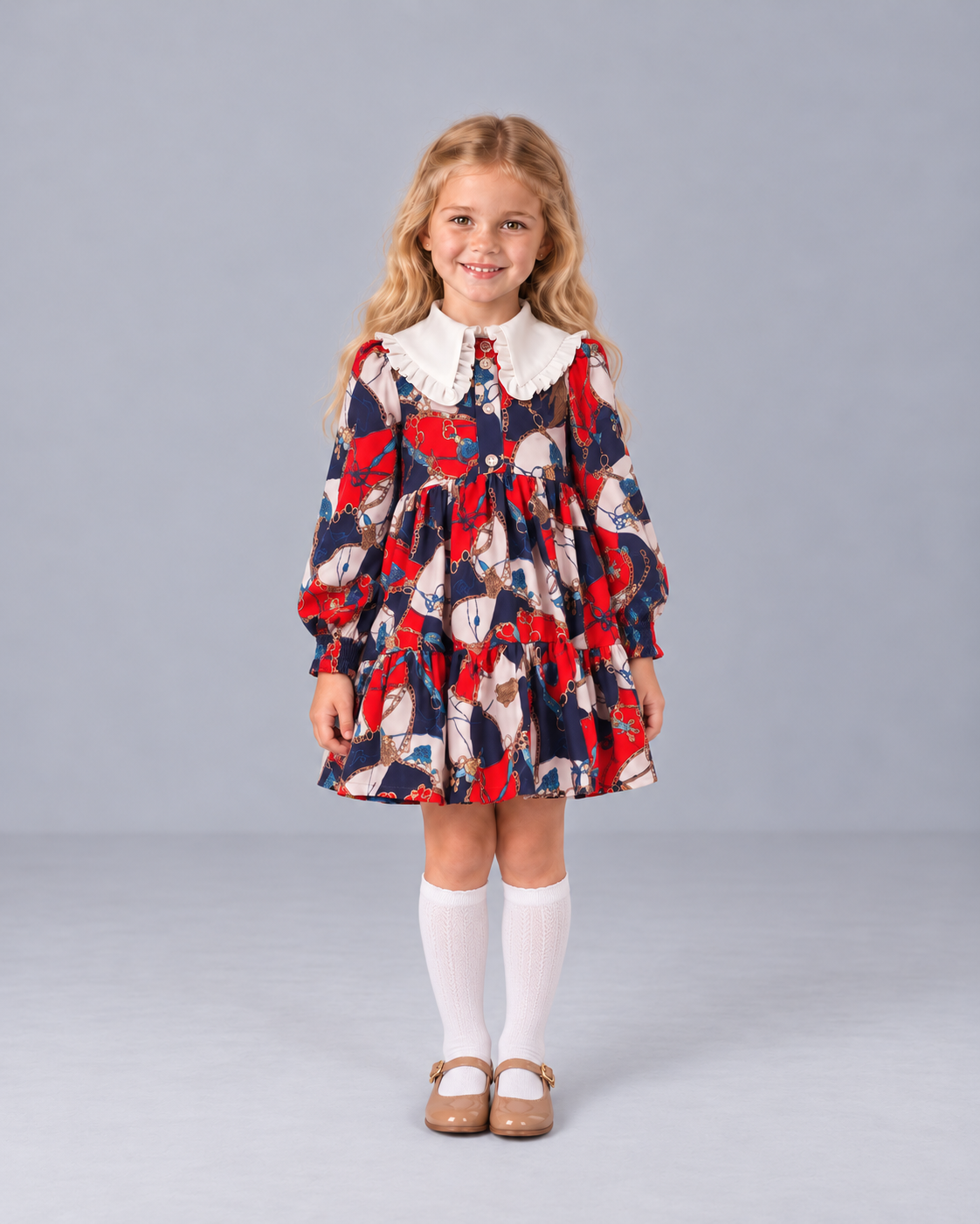 AW26 Rochy Girls Multi-Coloured Dress