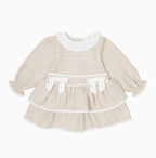 AW25 Deolinda Girls Beige Cable Dress